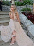 Plataz Sexy Dew Deep V Famous Hanging Neck Dress Pendant Feeling Super Fairy Temperament Holiday Dress Seaside