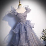 Plataz Beauty Solo Vocal Art Dress Female Folk Song Singing Performance Dress Host Princess High Sense