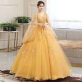 Plataz Dress Wedding Annual Host Performance Student Vocal Solo Art Exam Costume Puffy Skirt Long Evening Dress Woman