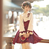 Plataz Design Of Camellia About The Chinese Style To Improve The Chinese Elements Of Women's Top Dress Suit 8827
