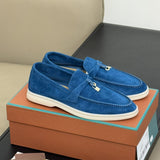 Plataz Loafers Women&Men's Shoes Leather Shoes Round Head Flat Floor Casual Shoes High Quality Shoes