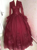 Plataz Performance Suit V-Neck 2025 New Color Yarn Vocal Art Canopy Skirt Host Dress Woman Retro