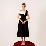 Plataz 2025 Black And White Birthday Party Dress