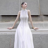 Plataz 2025 Round-Neck Sleeveless Umbrella Dress Inside The Dress