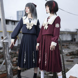 Plataz Morning Bell Bunnies Drum JK Uniform Skirt Basic Orthodox Sailor Suit Academy Style Set 6478