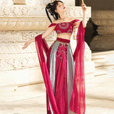 Plataz Changsheng Le Dunhuang Flying Sky Hanfu Female Exotic Style Han Elements Tianzhu Princess Set 8646