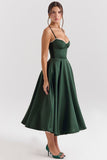 Plataz Women's New Sling V-Neck Sleeveless Dress Pony Skirt HZ0628