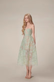 Plataz 2025 Three-Dimensional Flower Lace Perspective Yarn Dress Dress Dress Dress Dress Woman