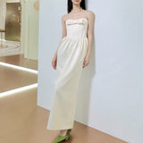 Plataz Densate Thoracic Fish Bone Long Dress 2024 New Sweet Engagement Birthday Dress