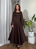 Plataz Spring Design Diamond-Singed With Long-Sleeved And Verteves Dress Dress Women