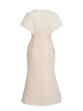 Plataz Temperament Elegant Style Dress Dress 2025 New V-Neck Three-Dimensional Flower Dress Women's Summer High Sense