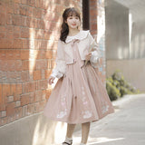 Plataz Design Little Sheep Lolita Sling Skirt Lolita Dress Temperament Sweet Three-Piece Set 6444
