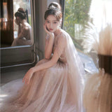 Plataz Examination Evening Dress Female Banquet Temperament Light Luxury Small High-End Atmospheric Host Tuxing Performance Dress High Sense