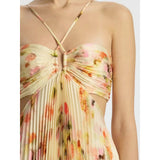 Plataz Evening Dress Sling Print Dress Goddess