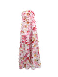 Plataz French Style Braid Dress 2025 New Female Summer Ears Folded Splicing Lotus Leaves Side Swing Dress
