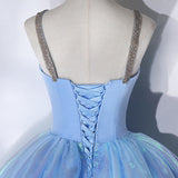 Plataz Evening Dress Blue At The Fugitive Princess Birthday Party Voice Art Test For Adult Mermaid Puff Dress Dress