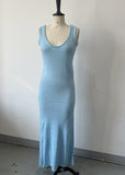 Plataz Summer Women's Explosive Sexy U-Neck Sleeveless Squint Bag Hip Dress HZ0628
