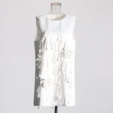 Plataz Elegant Famous Wind Dress 2025 Spring New Round Three-Dimensional Flower Esqueu Skirt Women's Dress