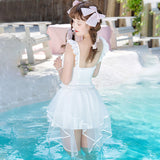 Plataz Design Rotten Summer Wind Swimsuit Full Day Cute Lolita Sweet Dress 6787