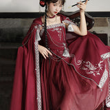 Plataz Design Star River Into The Dream To Improve The Han Elements Han Suit Women's Sling Dress Set 6835