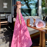 Plataz Summer Dress New French Sleeveless Sling Skirt Holiday Dress Vietnamese Thai Beach Dress Woman
