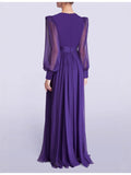 Plataz Spring And Summer Fashion Sexy Deep V Collar Silk Silky Swash Generous Temperament Dress Dress