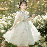 Plataz Design Wind Lily Jsk Man Element Dress Daily National Style Lolita Sweet Dress 6743