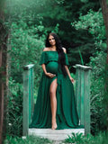 Plataz Women Chiffon Dress Skirt Pregnant Women Take Pictures Of Flowing Chiffon Skirt Maternity