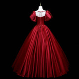 Plataz Dingy Evening Dress Body Solo Student Art Test Vocal Folk Song Performance Dress Host Dress Fluffy Skirt Woman