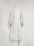 Plataz Early Spring High-End Fashion Elegant Collar Heavy Industry Embroidery Single Buckle Dress Dress Dress Dress Dress Dress Dress Woman