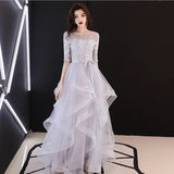 Plataz Dress Women 2025 New Banquet Dignified Atmospheric Elegant Champagne-Colored Host Year-End Dress Spring