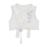 Plataz Design New Purple Cloud Rabbit Han Dress Women's Clothing Mane Dress Suit Autumn And Winter 8567