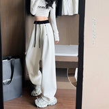 Plataz Popular Thin Pants Autumn New Color Trousers Women Loose Thin Leisure Loose Loose Trousers DJPT