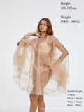 Plataz Independent Design Pregnant Woman Sexy Lace Pregnant Woman Photo Studio Photo Clothes Champagne Maternity