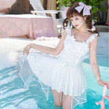 Plataz Design Rotten Summer Wind Swimsuit Full Day Cute Lolita Sweet Dress 6787