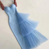 Plataz Banded Dress Summer New Temperament Sex High-Waisted Dinner Dress Brat Mesh Dress