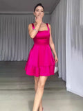 Plataz Summer New Sexy Sleeveless U-Necked Sleeved Dress