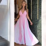 Plataz Women's Clothing Pure Color Sling With Sexy Temperament Fashion Dress In Summer 2025 HZ0628