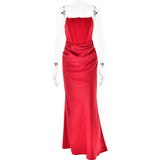 Plataz New Girded Brai Collar Dress Sexy Hottie Temperament Showback Dress Summer HZ0628