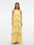 Plataz Hot Dress Fashion Cake Dress Sexy Pink Slings Bare Hot Babes Long Dress HZ0628