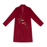 Plataz Design Warm Sun Han Element Women's Hundred Coat Autumn And Winter Long Coat 8969