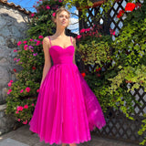 Plataz And Summer New Women's Temperament Dress Sling Dress Solid Color Long Dress Bow Net Yarn Dress