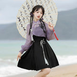 Plataz Design Iris Ink Butterfly Chinese Style Improve The Chinese Elements Of The Female Coat Sling Skirt Suit 9057