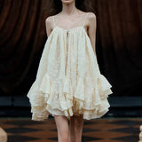 Plataz Gu Linaza The Same 2024 Holiday Wind Sling Coat With Open-Back Fashion Leaf Side Vest