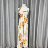 Plataz New Morning Robe Holiday Wind Lotus Leaf Side Hanging Floral Dress Bra