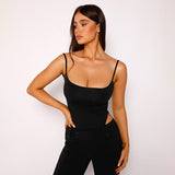 Plataz Women's 2025 Autumn And Winter 2025 New Sleeveless Ribbon Sleeveless Big-Nuffle Hottie Top DJPT