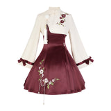 Plataz Design Of Camellia About The Chinese Style To Improve The Chinese Elements Of Women's Top Dress Suit 8827