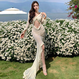 Plataz Hottie Sexy Folded Net Dress Super Fairy Beach Holiday Dress Girl