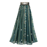 Plataz Design Galan Improved Han Elements Hanbok Half-Skirt Dress Shawl Set 8693