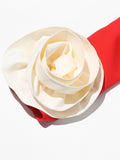 Plataz Elegant Famous Wind 2025 Round Collar Summer New Three-Dimensional Rose Design Niche Temperament Dress